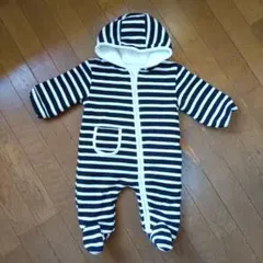 ボーダー足付きアウター 50～70cm