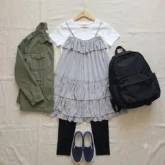 haute hippie キャミワンピ グレー S　膝上　チュニック　Y2Kのサムネイル