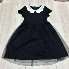 黒のフォーマルワンピース（襟付き）