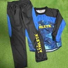 ATHLETA ピステ上下 サイズ140 青黒