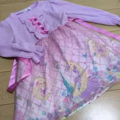 エコネコ 美品 プリンセス ラプンツェル ワンピース