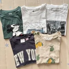 ユニクロ ZARA H&M 半袖Tシャツ5枚セット 110