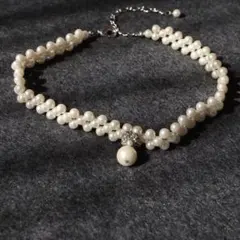 パール　チョーカー　パーティ　セレモニー