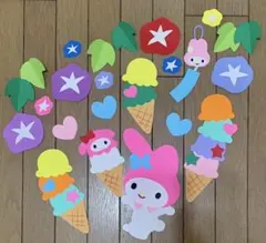 壁面飾り セット 7月 8月 幼稚園 保育園 施設のサムネイル