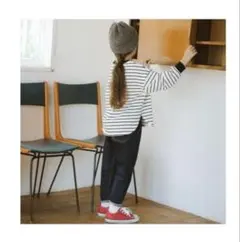 ブランシェス branshes ガーデナーテーパードデニムパンツ