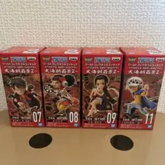 ワンピース ワールドコレクタブルフィギュア 大海賊百景2 4体セット