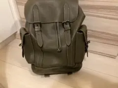 COACH レザー バックパック オリーブのサムネイル