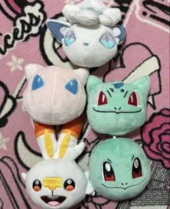 ポケモン ボールチェーン付きフェイスぬいぐるみ
