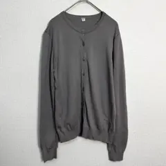 UNIQLO　ライトニットカーディガン　ブラウン　サイズM　D104