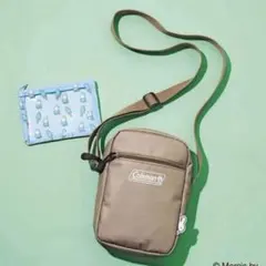 リンネルmiffy Colemanショルダーバッグと夏柄クリアポーチ