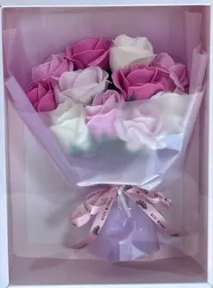 솝 플라워 부케 박스형 부케 핑크