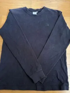 THE NORTH FACE ロングスリーブヌプシコットンティー　ブラック　M