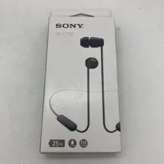 SONY WI-C100 ブラック ワイヤレスイヤホン