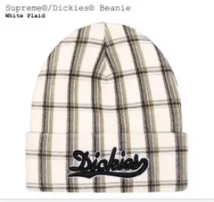 Supreme / Dickies Beanie White Plaid