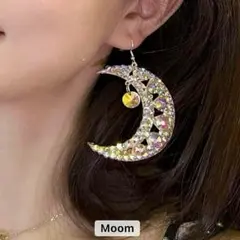 【JUNKAさん専用】ベリーダンス オーロラストーン ピアス お月さま