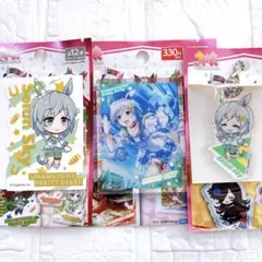 ウマ娘　プリティーダービー　セイウンスカイ　３点セット　ダイソー　セリア