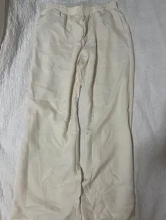 TIOSERO ワイドパンツ アイボリー L