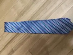 Paul Smith青系ストライプネクタイ