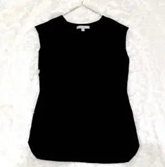 M302 【ユニクロ】 サマーニット ノースリーブ ストレッチ性 Vネック