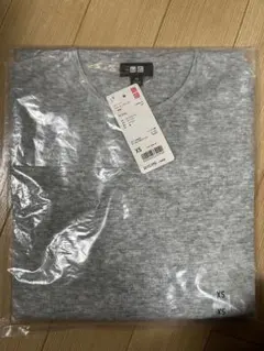 ユニクロ ミラノリブセーター XS グレー