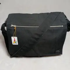 【美品級】PORTERポーター スモーキ－ショルダー・メンセンジャ－バック　黒