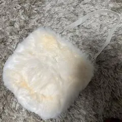 美品X-girl フェイクファー　バック