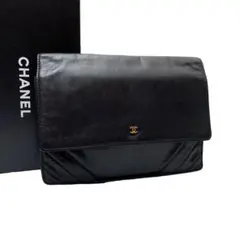 極美品‼️MONCLER モンクレール クラッチバッグ 化粧ポーチ ブラック黒