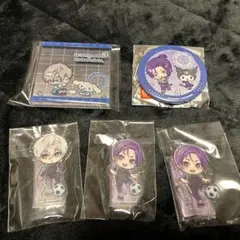 ブルーロック サンリオ 凪誠士郎 御影玲王 アクリルブロック 缶バッチ