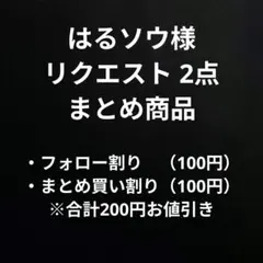 はるソウ様 リクエスト 2点 まとめ商品