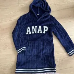 ANAP もこもこ　パーカーワンピース