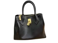 Samantha Thavasa ハンドバッグ アゼル 小 ミニ 黒レザー