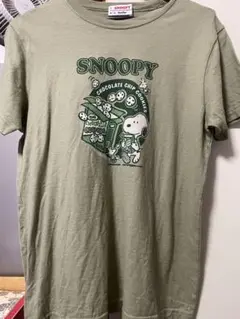 familiar SNOOPY Tシャツ カーキ レディースMサイズのサムネイル