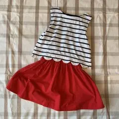 ワンピース　ボーダー　ラゲッドワークス　110のサムネイル