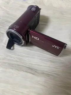 JVC Everio／GZ-E780ビデオカメラ フルHD レッド 60倍ズーム - メルカリ