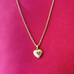 マリオバレンチノ　ゴールド ハート型ペンダント ネックレス