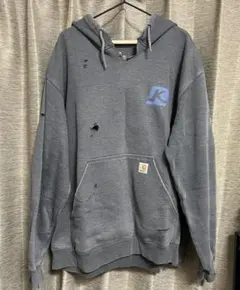 Carhartt グレー パーカー ダメージのサムネイル