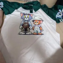 トムとジェリー ラガーシャツ 半袖