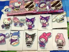 サンリオキャラクターズ　アクリルブローチ　クリームinスナック セミコンプ9種