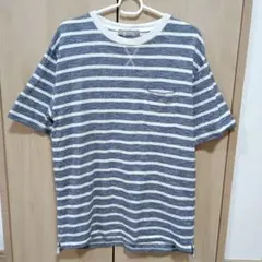 ナノユニバース　ボーダー　Tシャツ