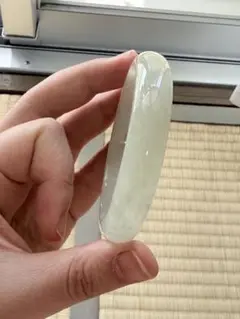 ✳完美の1点‼️ 極上逸品の糸魚川翡翠 バングル 内径56.8mm 鑑別書付 