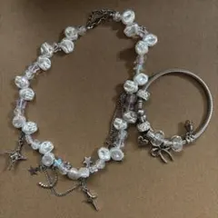 ネックレス　ブレスレット　セット