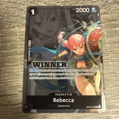 ワンピースカードゲーム レベッカ WINNER プロモ 英語版 海外限定