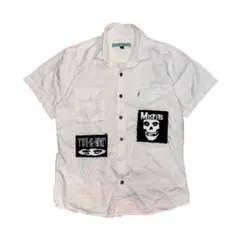 MISFITS PUNK 半袖シャツ カスタム y2kアルゴンキン