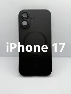 iPhone17 ブラック MagSafe ケース 新品　レンズ保護　1025