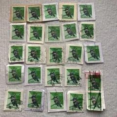 カワセミ 80円 使用済切手 25枚セット