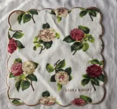 LAURA ASHLEY 花柄タオルハンカチ