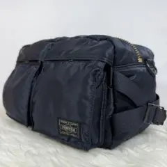 [未使用級] PORTER タンカー ウエストポーチ アイアンブルー 新型