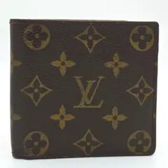 ルイヴィトン 二つ折り財布 ポルトフォイユ マルコ モノグラム M61675