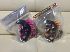 ゴジラ1995 KAGEMARUDESIGNS ピンク ソフビ カゲマルデザイン - メルカリ