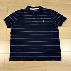 U.S. POLO ASSN. ポロシャツ L ネイビーのサムネイル